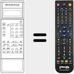 Replacement remote control for REMCON811