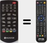 Ersatzfernbedienung f&uuml;r ICUBE760