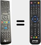 Ersatzfernbedienung f&uuml;r AXAS001