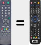 Ersatzfernbedienung f&uuml;r RC 2040 (00003711)