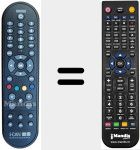 Replacement remote control for 3139 238 17801