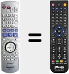 Replacement remote control for EUR7659Y40