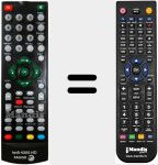 Replacement remote control for TEDI4000HD