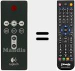 Replacement remote control for LOG006