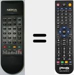 Replacement remote control for RC0861