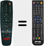 Replacement remote control for HD Mini