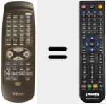 Replacement remote control for RC 805