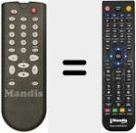 Replacement remote control for RC4663 00