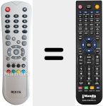 Ersatzfernbedienung f&uuml;r RCX115