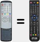Replacement remote control for REMCON083