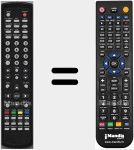 Ersatzfernbedienung f&uuml;r LCD15N7DVD