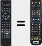 Ersatzfernbedienung f&uuml;r RC55DTVPVROS