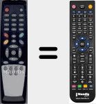 Replacement remote control for CCI-5110E