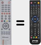 Replacement remote control for Hotstream001