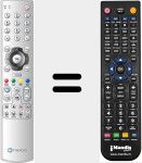 Replacement remote control for Naxoo