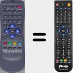 Ersatzfernbedienung für Orbitech004