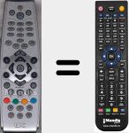 Ersatzfernbedienung für Pace007