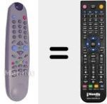 Replacement remote control for RC141 (5T1187F)