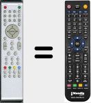 Ersatzfernbedienung für RC49IDTVR