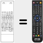 Replacement remote control for 49T1