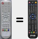 Replacement remote control for RC44BRM4