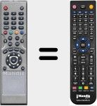 Ersatzfernbedienung f&uuml;r CCR592