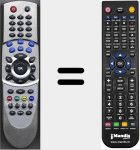 Ersatzfernbedienung f&uuml;r RC431