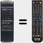 Replacement remote control for DIGICOMPUTER28KEYS