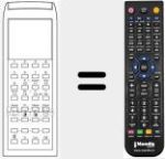 Ersatzfernbedienung f&uuml;r RC43