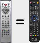 Replacement remote control for RC41EL