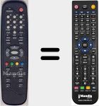 Replacement remote control for MS3003