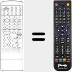 Replacement remote control for FT50H