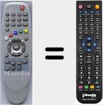 Replacement remote control for 21080027