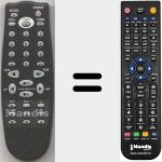 Replacement remote control for 90959J
