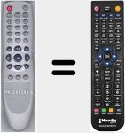 Replacement remote control for CSR50FTA