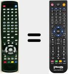 Replacement remote control for S8000CIPVR