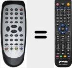 Replacement remote control for NP51