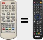 Ersatzfernbedienung f&uuml;r TFT2001
