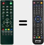 Replacement remote control for RCLSSTB10