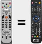 Ersatzfernbedienung f&uuml;r RCX180