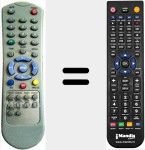 Replacement remote control for RC35MST