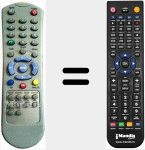 Replacement remote control for RC35N