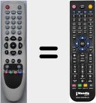 Replacement remote control for RC2003