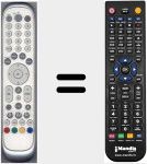 Replacement remote control for PRC30VERS1