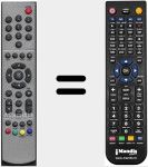 Replacement remote control for RC371