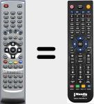 Replacement remote control for RG405PVRS2