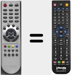 Replacement remote control for SL305VERS2