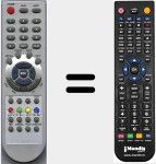 Replacement remote control for RC44SEN