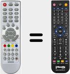 Replacement remote control for SSR1080A1