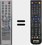 Replacement remote control for WX401